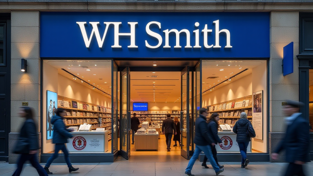 WH Smith shares tumble 40% after £30m accounting error in North America