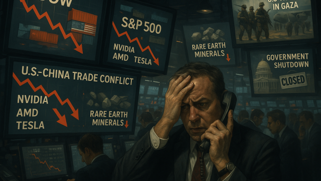 US digest: markets slide after fresh Trump tariff threat, consumer sentiment slide
