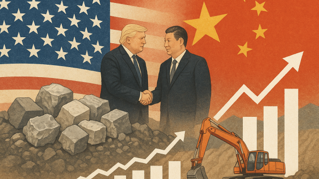 US rare earth stocks gain as Washington and Beijing reach trade framework