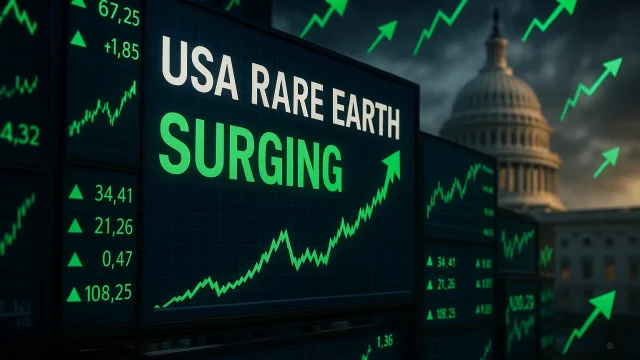 USA Rare Earth shares jump after CEO confirms talks with White House