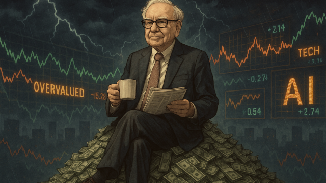 What does Berkshire Hathaway’s record $381.7B cash hoard signal to the market?