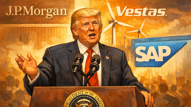 European JPMorgan chief says standing up against Trump good for business